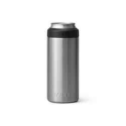 YETI- Rambler 12oz Slim Can Colster in Stainless Steel